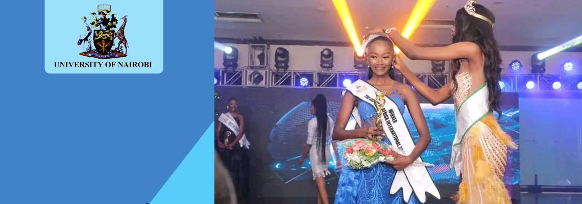 A Kenyan UON - Economics Student Crowned Winner of Africa's Biggest Beauty Contest 