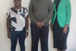 Courtesy call by Juneweenex and Lensa Omune (IFPRI) 